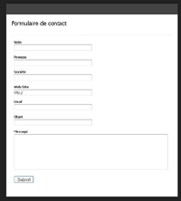 Formulaires web